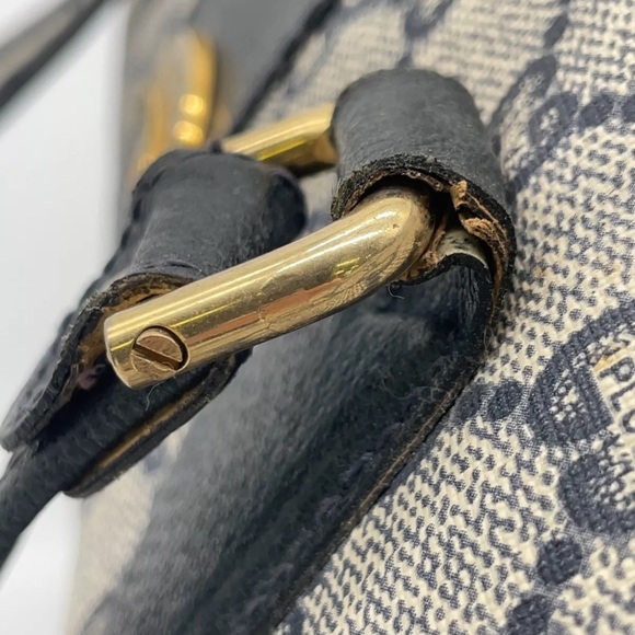 Authentic Gucci GG Plus PVC Navy Mini Boston Bag - Picture 16 of 17